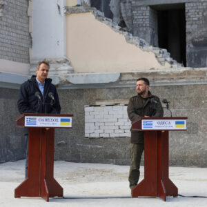 Russia Strikes Odesa, Ukraine, During Zelensky and Greek Prime Minister’s Visit