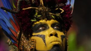 Parade makes urgent plea to stop illegal mining in Indigenous lands at Rio Carnival
