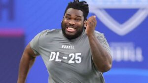 Maximum effort leads to intense faces at the combine